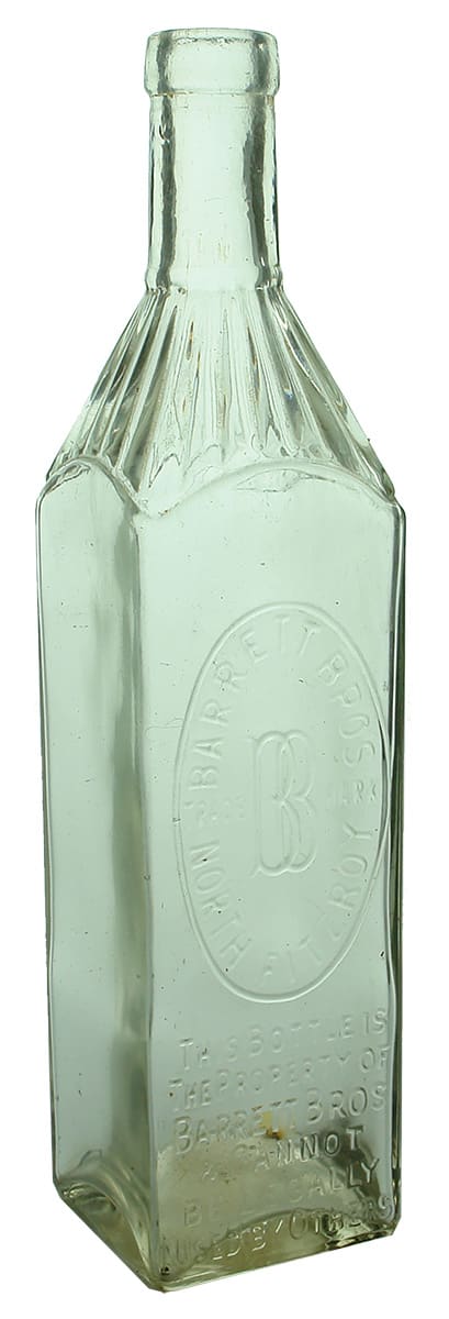 Barrett Bros North Fitzroy Vintage Cordial Bottle