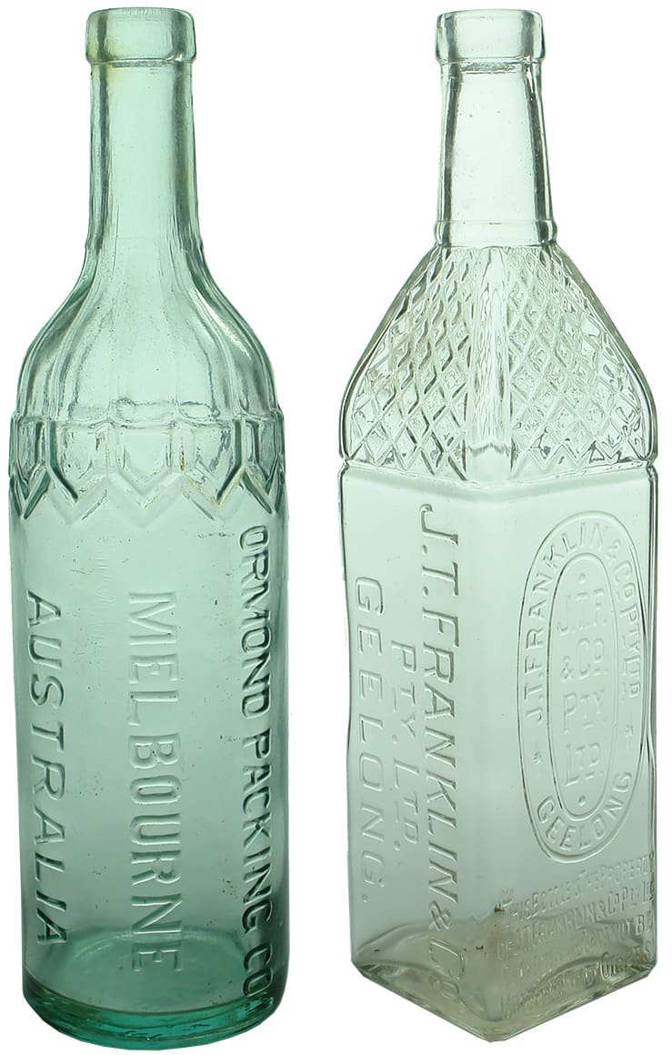 Antique Vintage Cordial Bottles