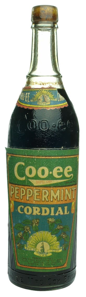 Cooee Brisbane Vintage Cordial Bottle