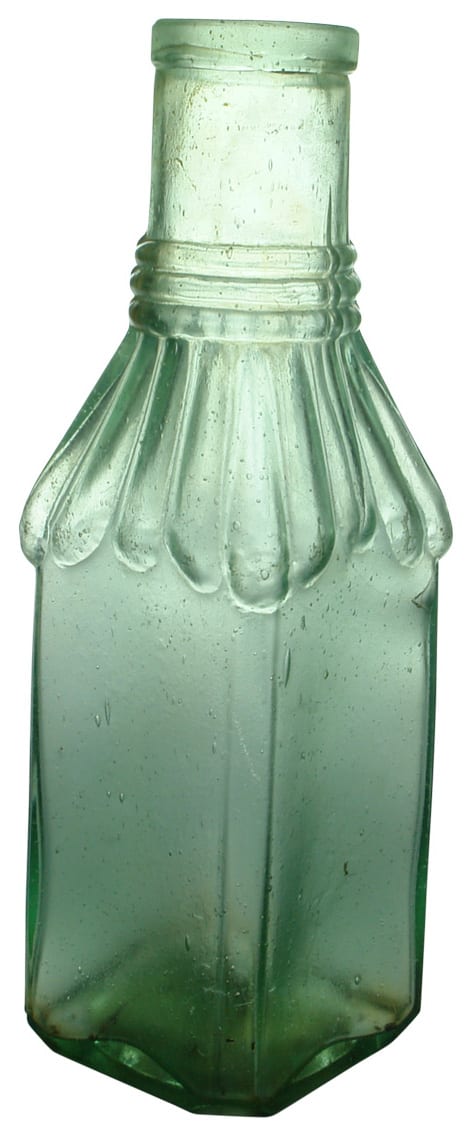 Scalloped Shoulder Antique Pickles Bottle