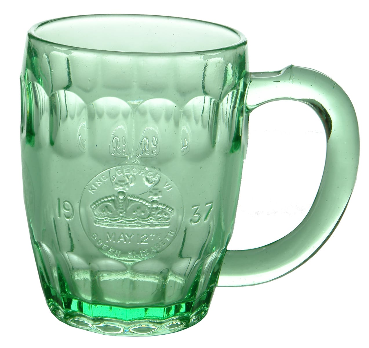 Adams Hotel Sydney 1937 Depression Glass Beer Mug