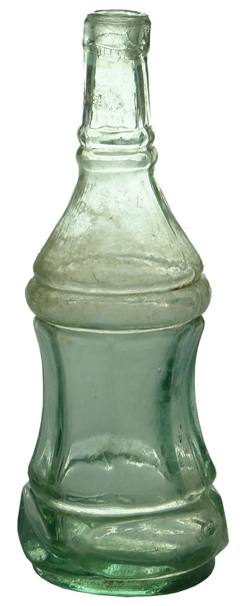 Hourglass Salad Oii Antique Goldfields Bottle