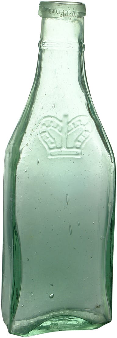 Battys Mustard Crown Antique Bottle