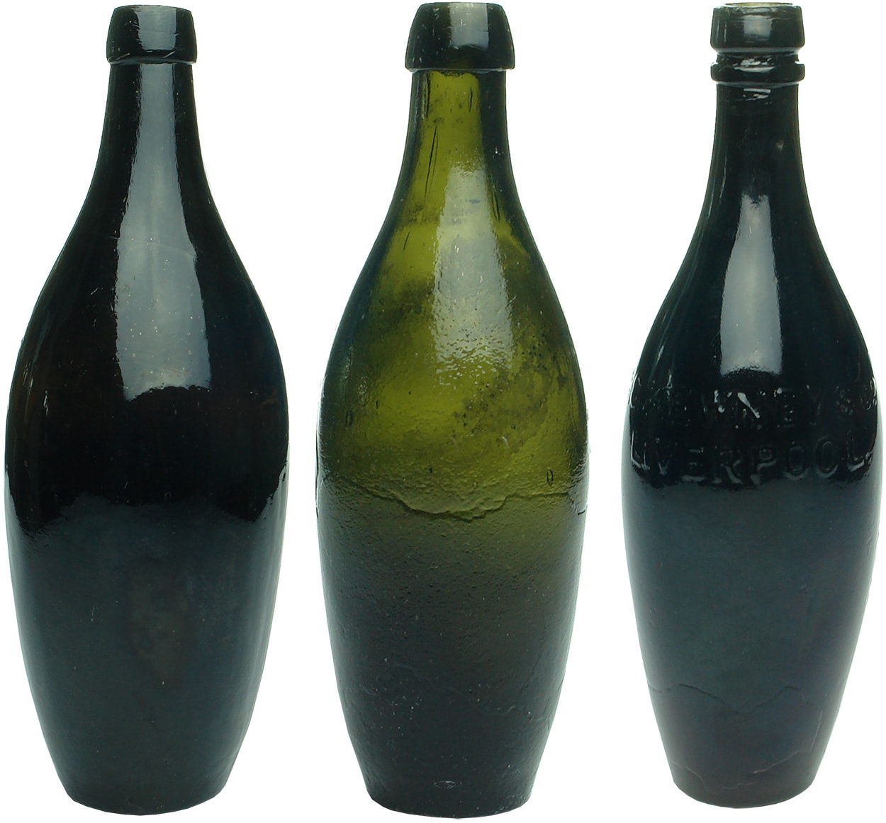 Black Glass Skittle Bottles