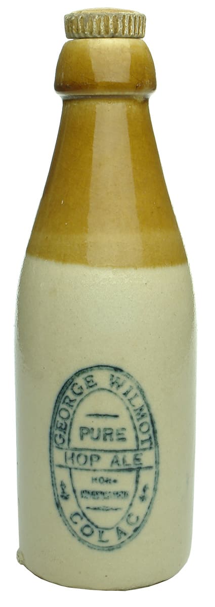 George Wilmot Pure Hop Ale Colac Bottle