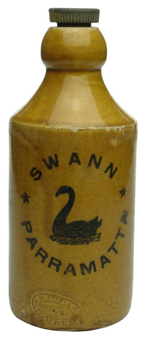 Swann Parramatta Stoneware Ginger Beer Bottle