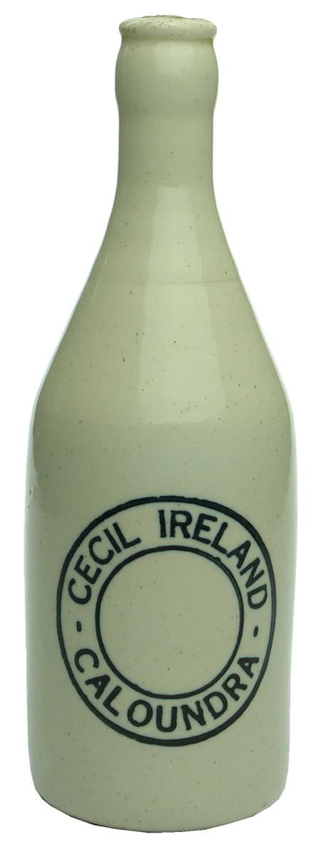 Cecil Ireland Caloundra Stone Ginger Beer Bottle