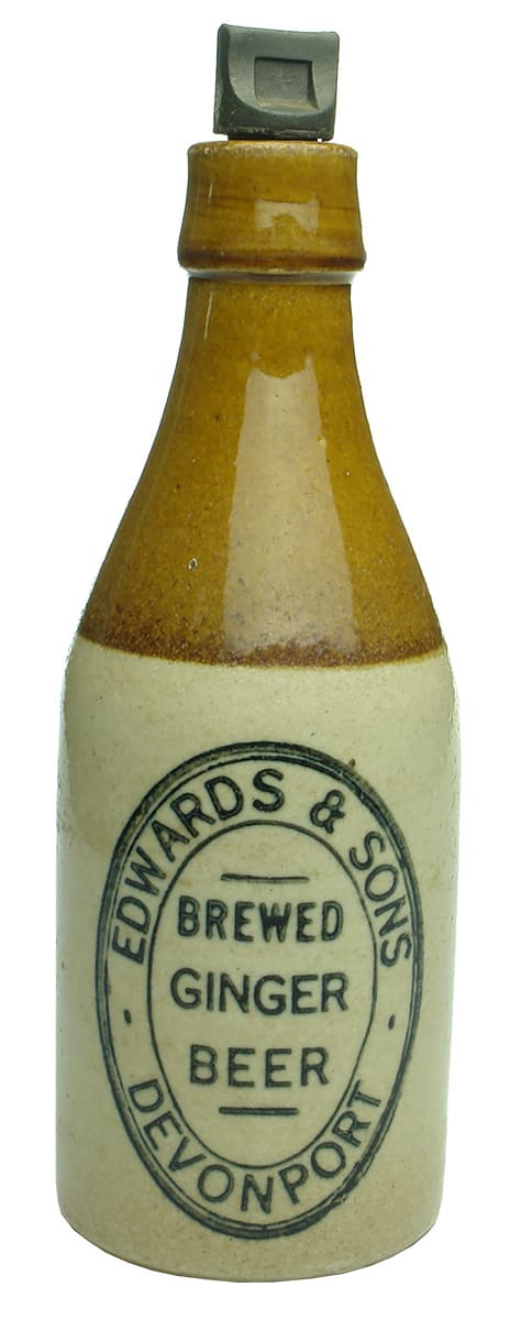 Edwards Brewed Ginger Beer Devonport Bottle