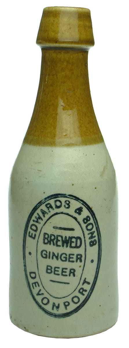 Edwards Brewed Ginger Beer Devonport Bottle