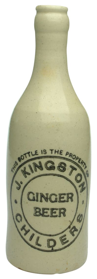 Kingston Ginger Beer Childers Stoneware Bottle