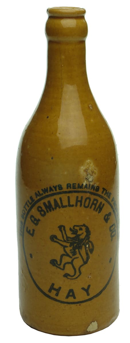 Smallhorn Hay Stoneware Ginger Beer Bottle