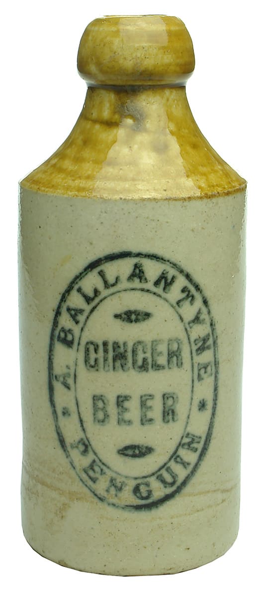 Ballantyne Ginger Beer Penguin Stoneware Bottle