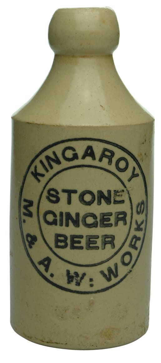 Kingaroy Stone Ginger Beer Antique Bottle