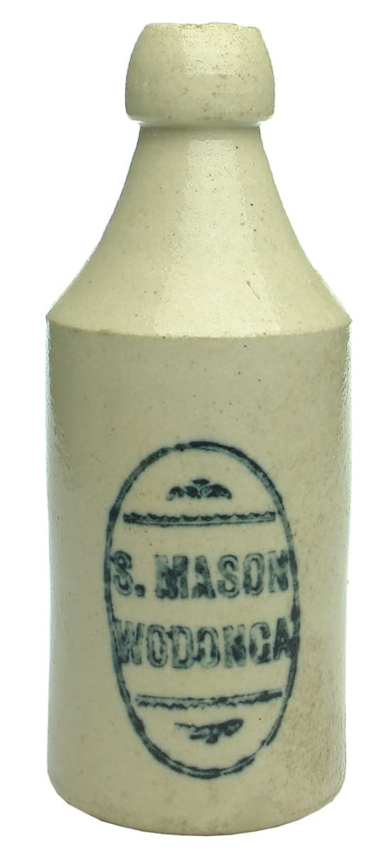 Mason Wodonga Stoneware Ginger Beer Bottle