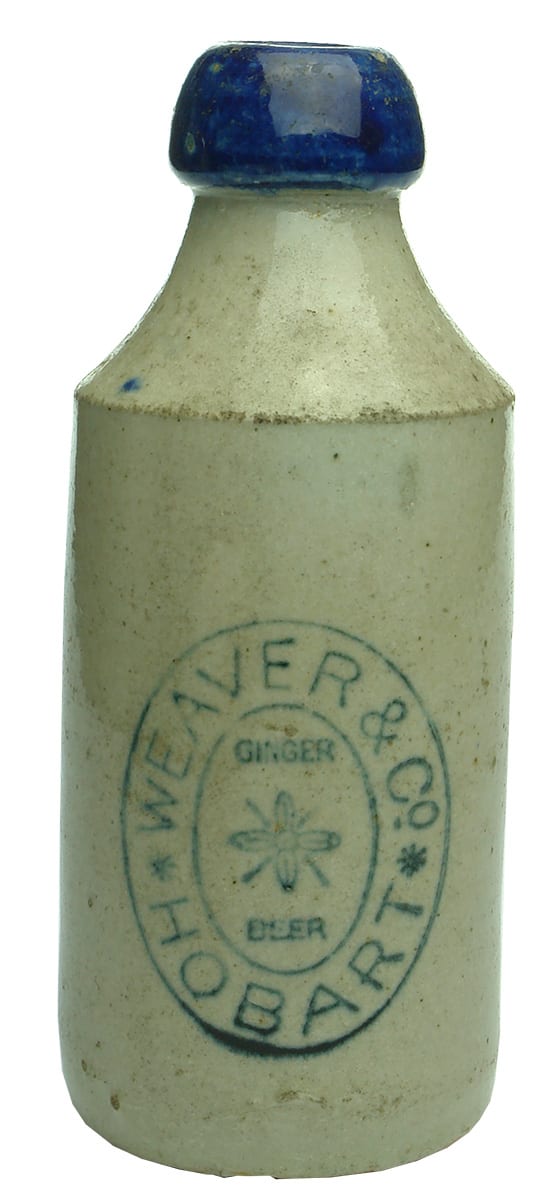 Weaver Hobart Stoneware Ginger Beer Bottle