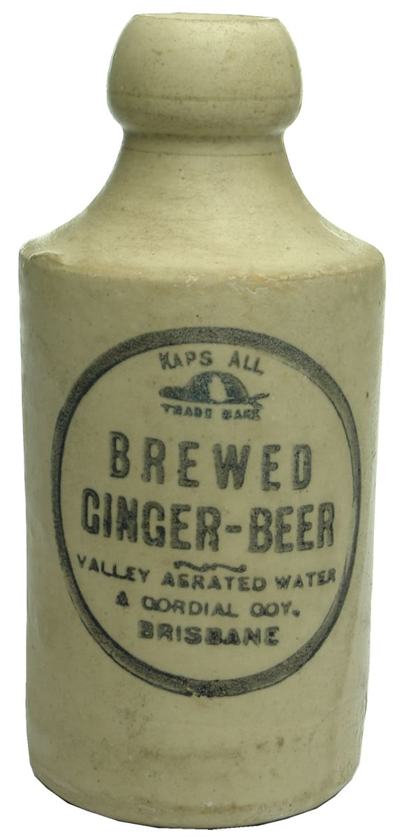 Kaps All Brewed Ginger Beer Brisbane Stone Bottle