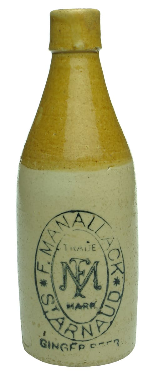 Manallack St Arnaud Antique Ginger Beer Bottle