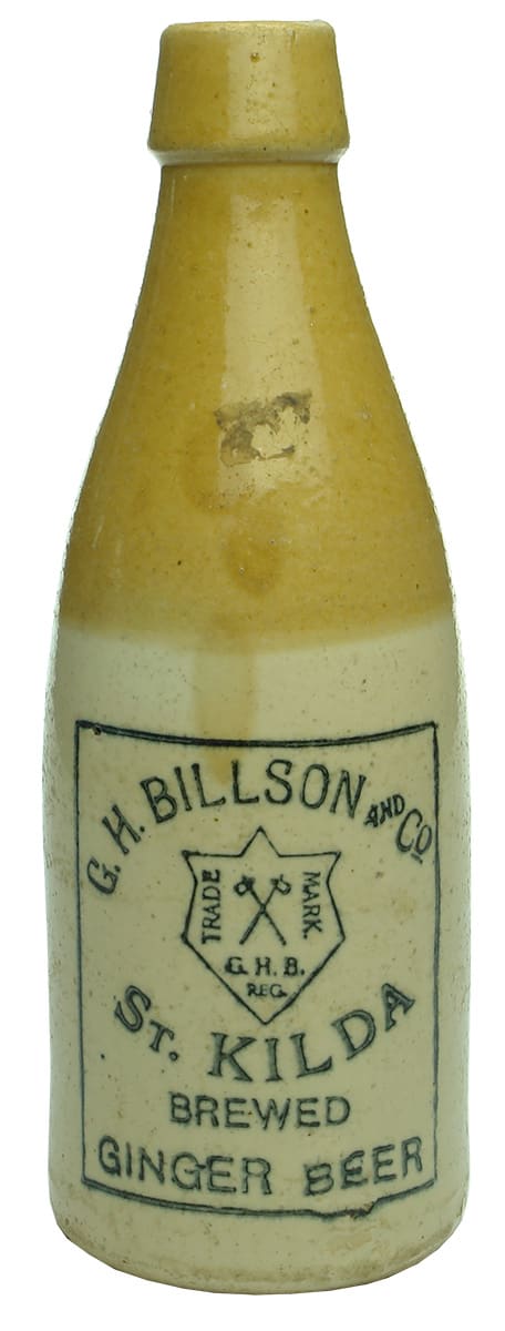 Billson St Kilda Antique Ginger Beer Bottle