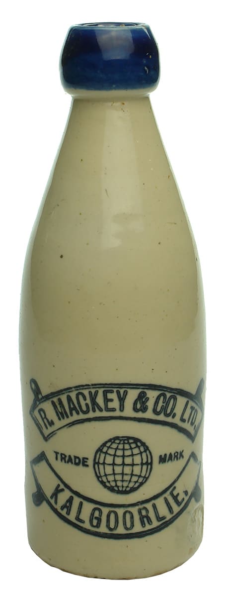 Mackey Kalgoorlie Antique Ginger Beer Bottle