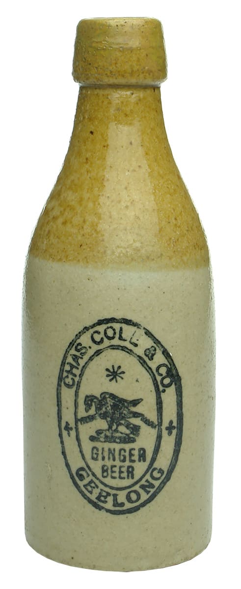 Chas Cole Geelong Antique Ginger Beer Bottle