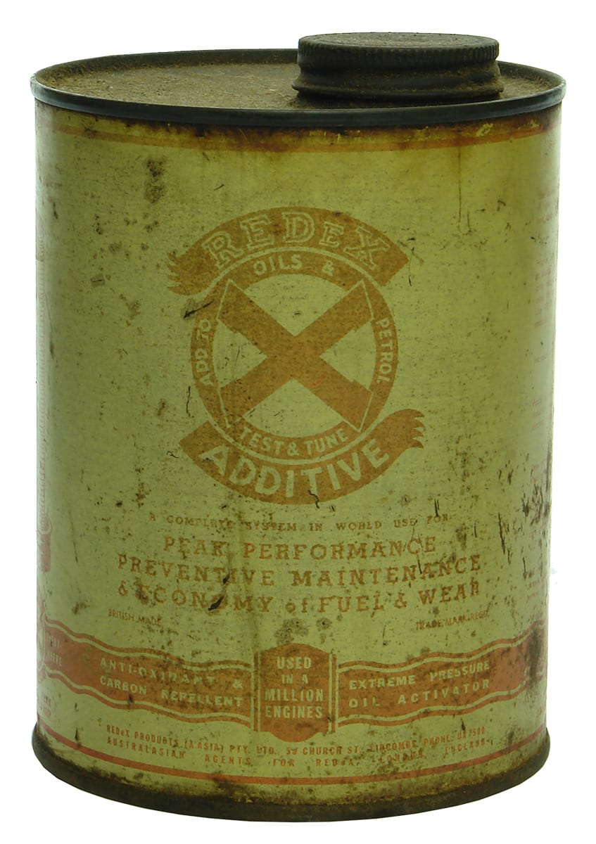 Redex Additive Lidcombe Vintage Tin