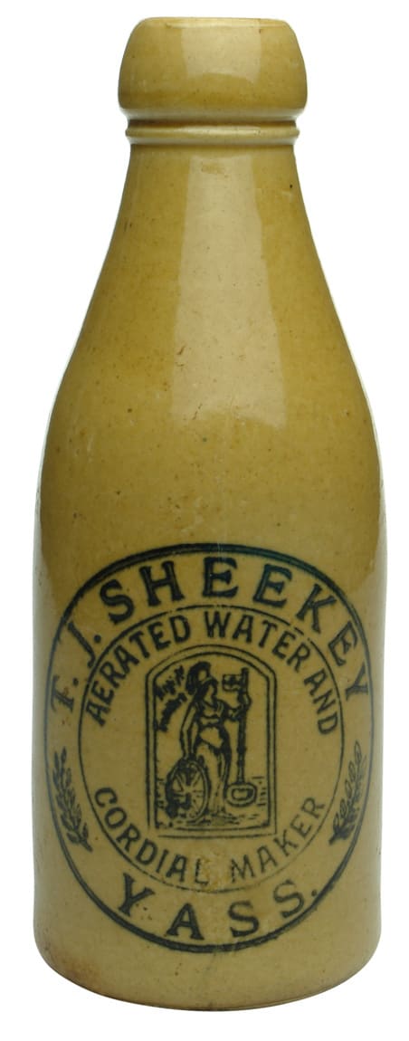 Sheekey Yass Antique Ginger Beer Bottle