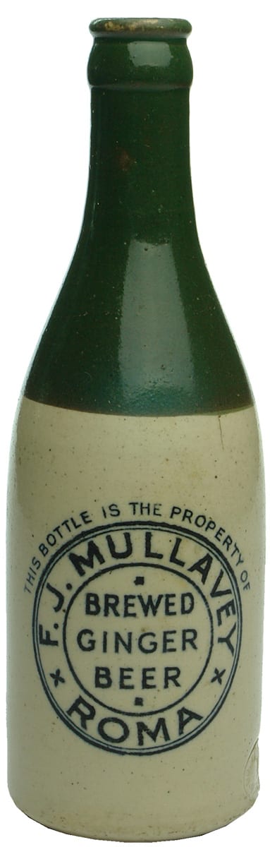 Mullavey Brewed Ginger Beer Roma Stoneware Bottle