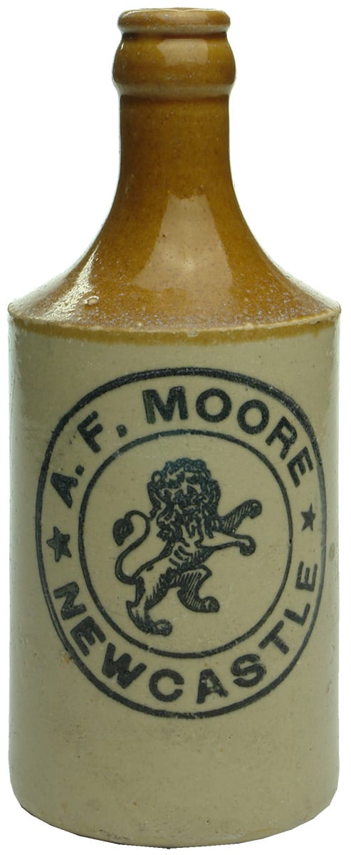 Moore Newcastle Stoneware Crown Seal Bottle