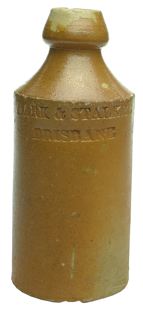 Dark Stalker Brisbane Doulton Lambeth Stone Bottle