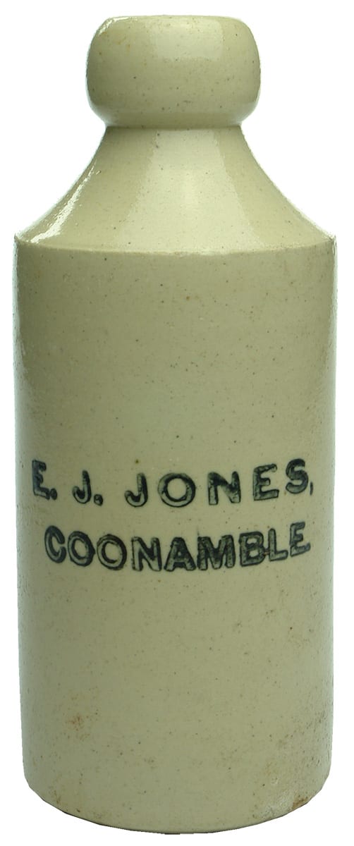 Jones Coonamble Stoneware Ginger Beer Bottle