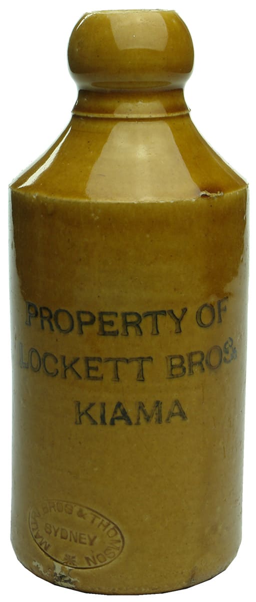 Lockett Kiama Stone Ginger Beer Bottle