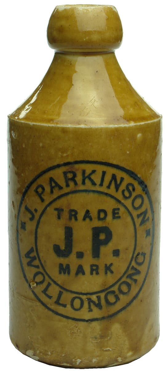 Parkinson Wollongong Stone Ginger Beer Bottle
