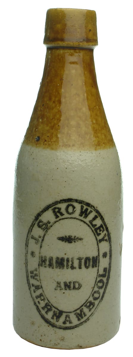 Rowley Hamilton Warrnambool Ginger Beer Bottle