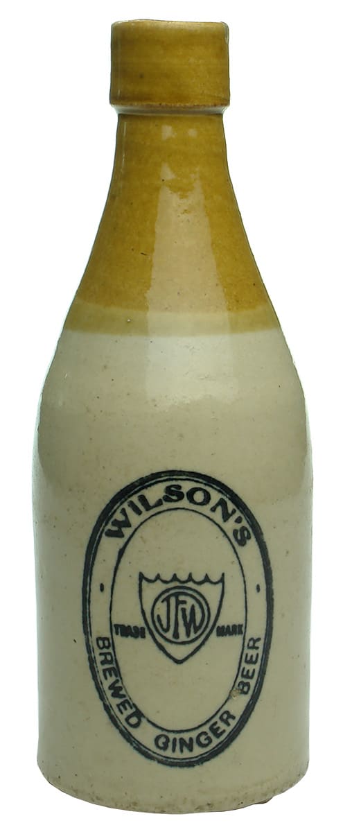 Wilsons Brewed Ginger Beer Albury Bottle