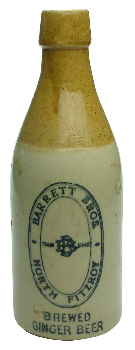 Barrett North Fitzroy Stoneware Ginger Beer Bottle