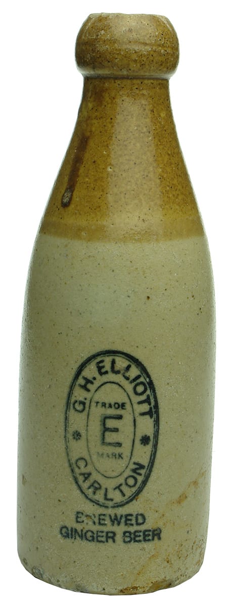 Elliott Carlton Hoffman Pottery Ginger Beer Bottle