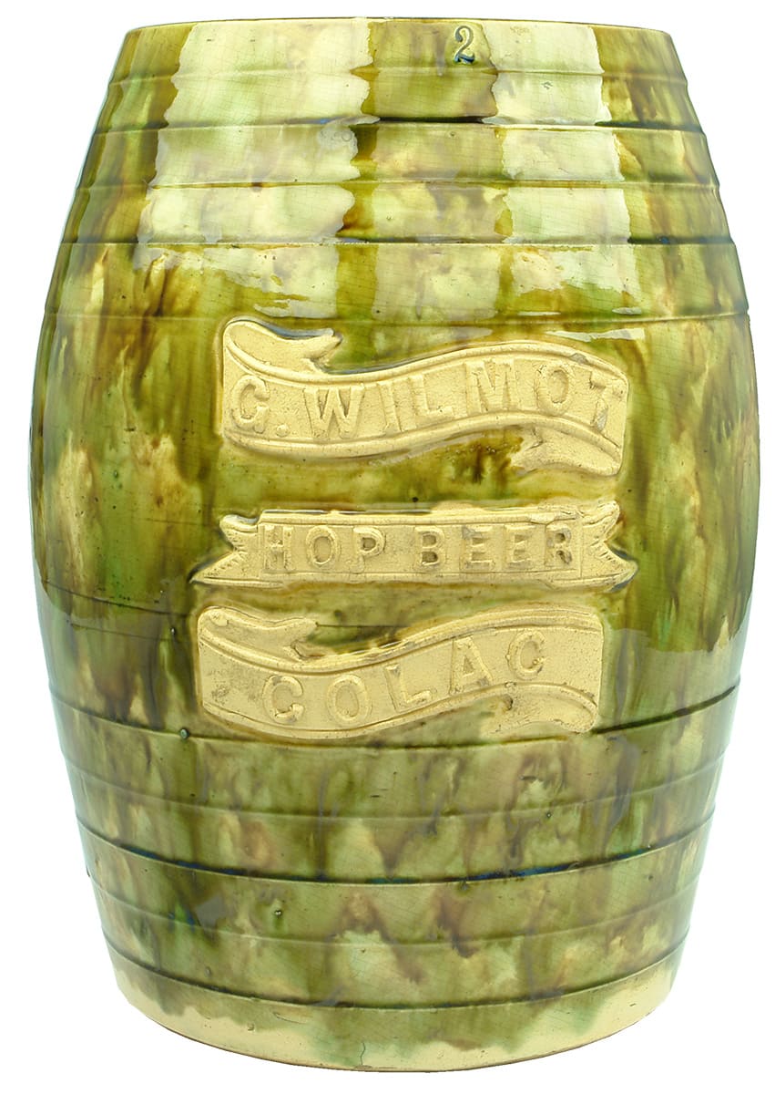Wilmot Hop Beer Colac Stoneware Barrel