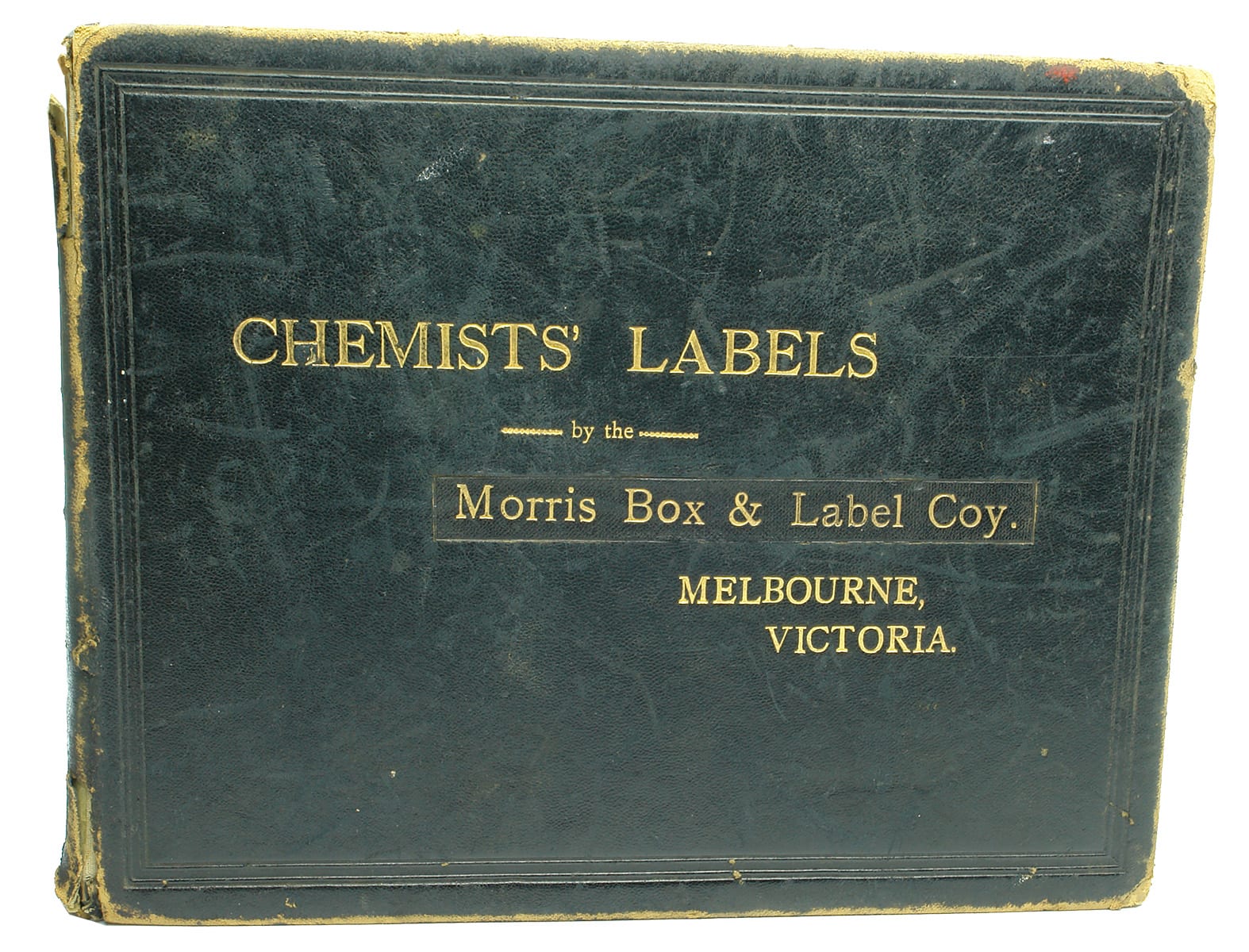 Chemists Labels Morris Box Label Co Melbourne Antique Book
