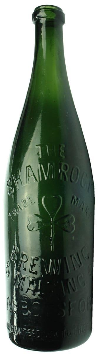 Shamrock Brewing Malting Abbotsford Antique Beer Bottle