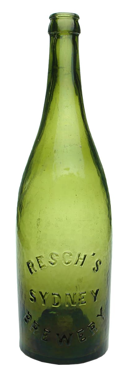 Resch's Sydney Brewery Crown Seal Beer Bottle