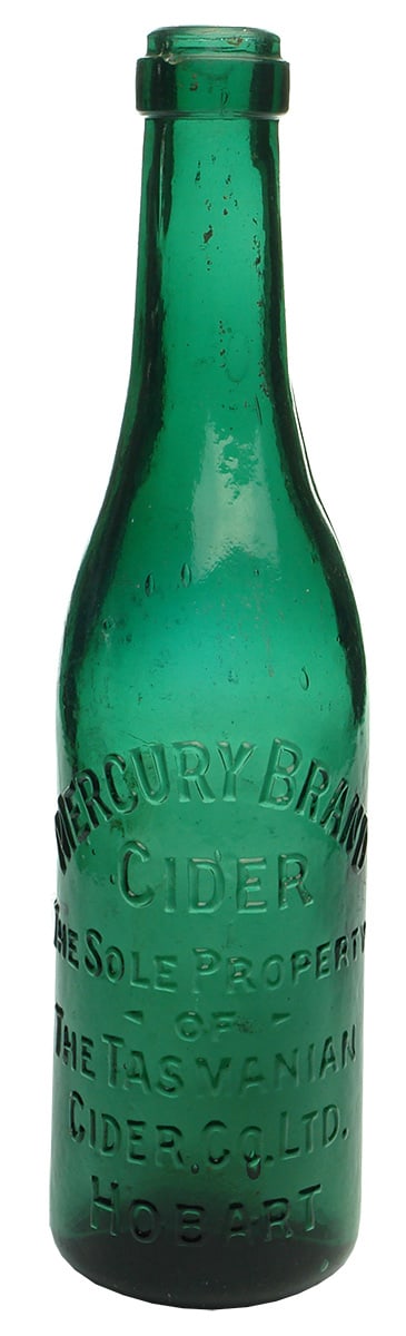 Mercury brand Cider Hobart Antique Bottle