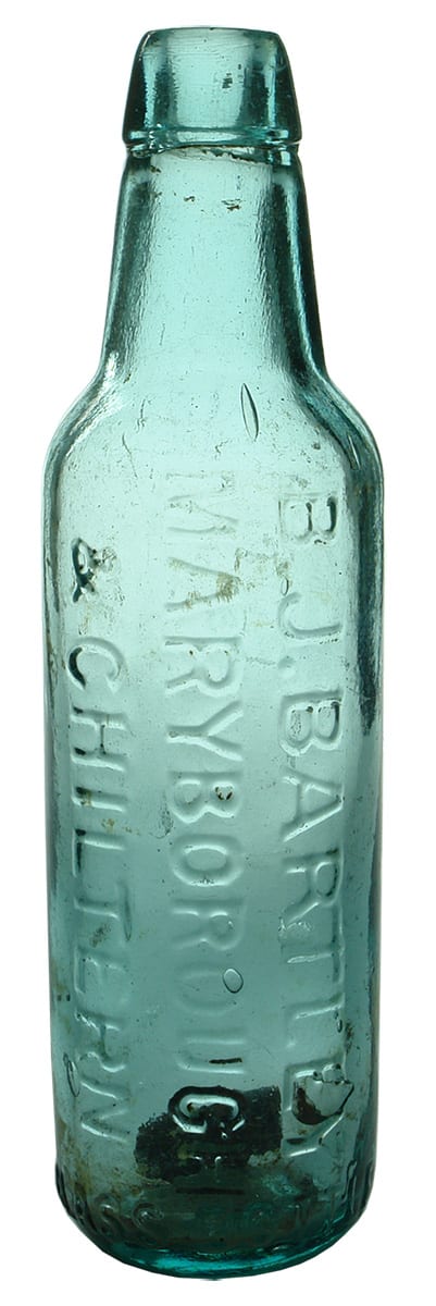 Bartley Maryborough Chiltern Lamont Antique Bottle