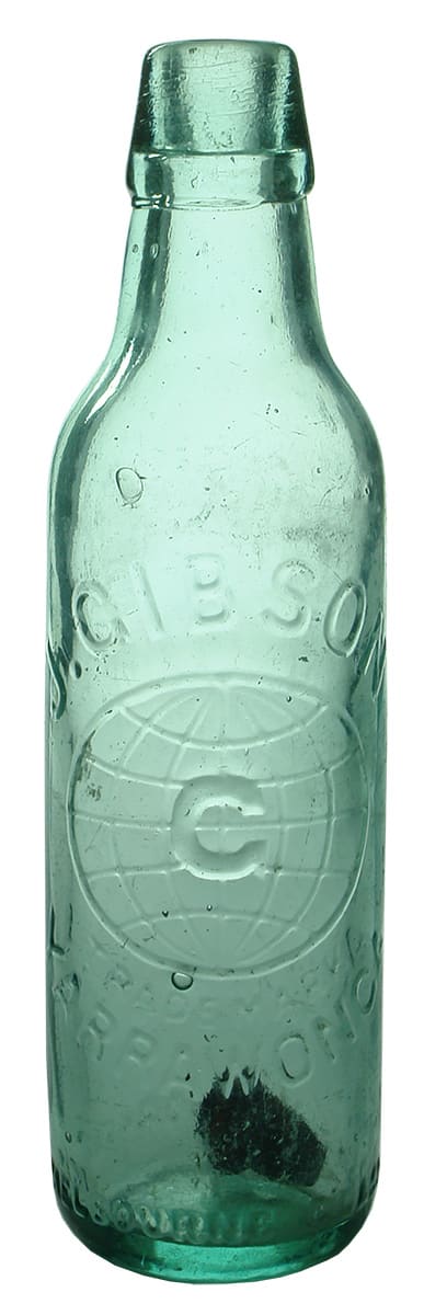 Gibson Yarrawonga Globe Lamont Antique Bottle