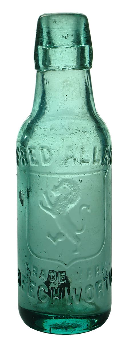 Fred Allen Beechworth Lamont Antique Bottle