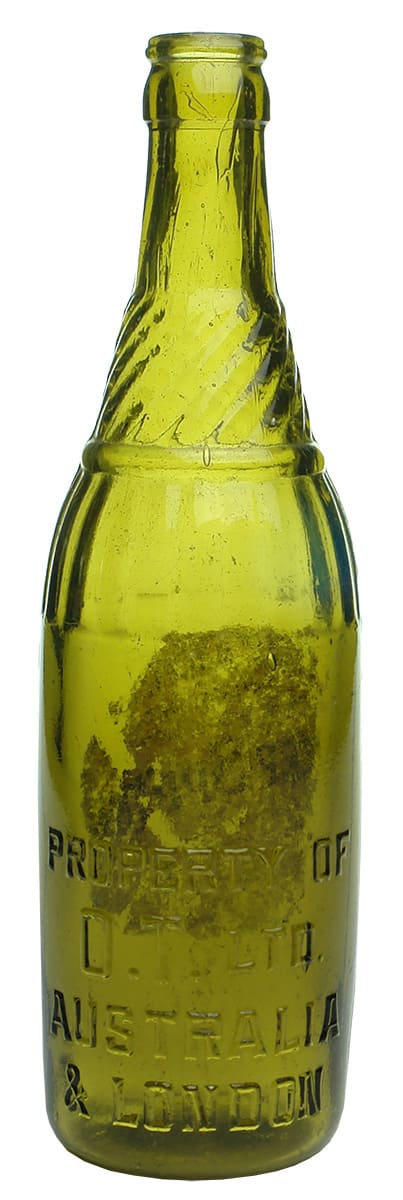 OT Australia London Green Crown Seal Bottle