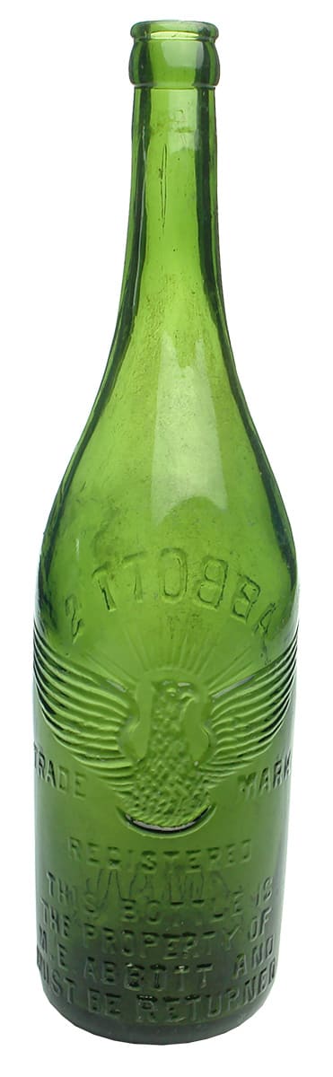 Abbotts Tasmania Phoenix Green Crown Seal Bottle