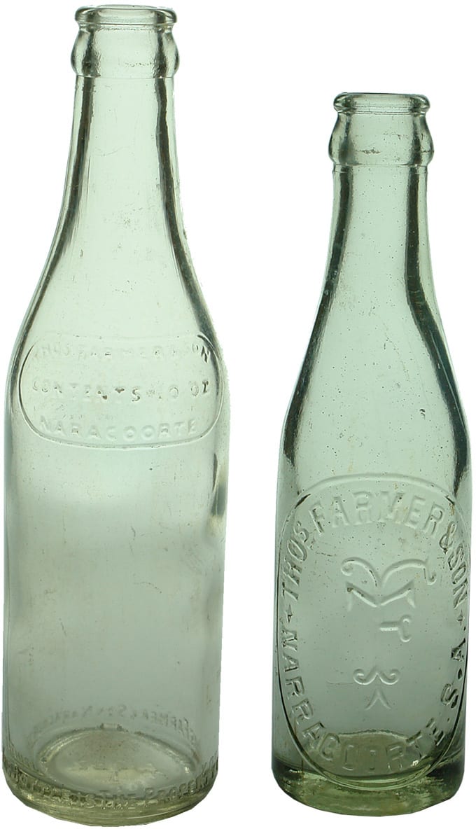 Farmer Naracoorte Crown Seal Soft Drink Bottles