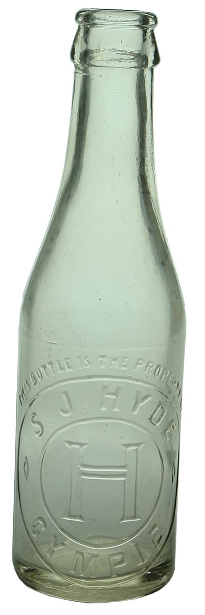 Hyde Gympie Crown Seal Soft Drink Bottle