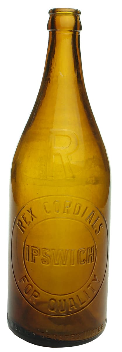 Rex Cordials Ipswich Crown Seal Bottle