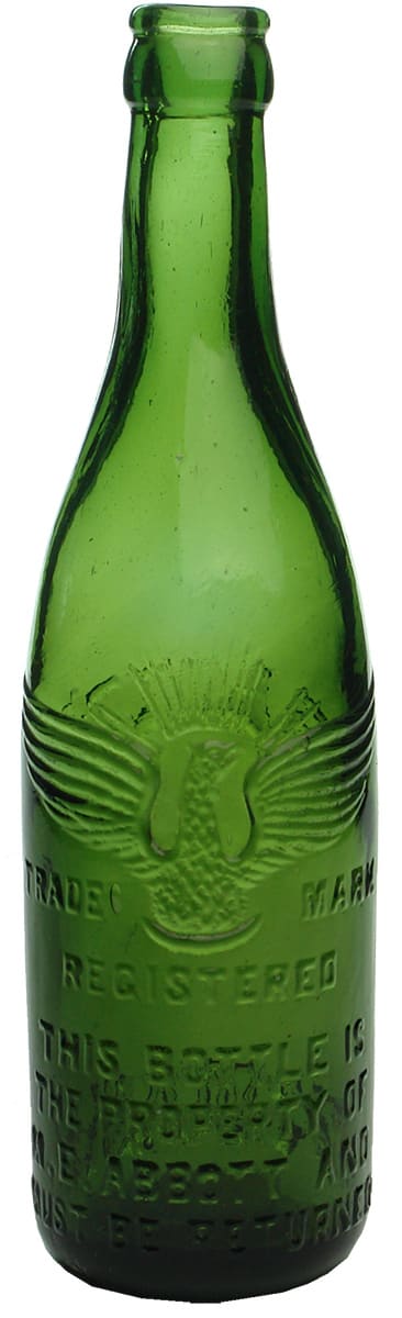 Abbotts Tasmania Phoenix Green Crown Seal Bottle